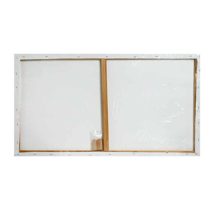 Холст на подрамнике, хлопок 100%, 1,6 х 50 х 90 см, акриловый грунт, среднезернистый, 380 г/м² Холст на подрамнике, хлопок 100%, 1,6 х 50 х 90 см, акриловый грунт, среднезернистый, 380 г/м²