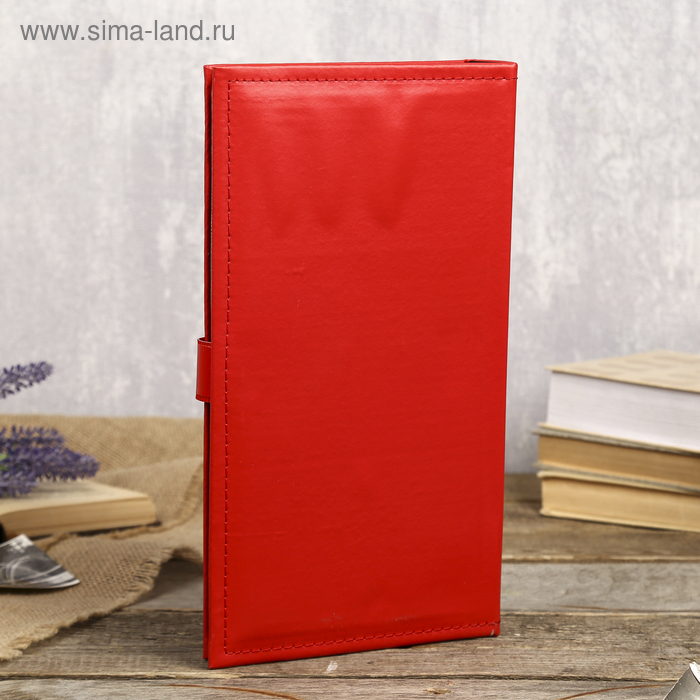 Фотоальбом на 300 фото 10х15 см Фотоальбом на 300 фото 10х15 см "Красный" кожзам 33х19х6 см