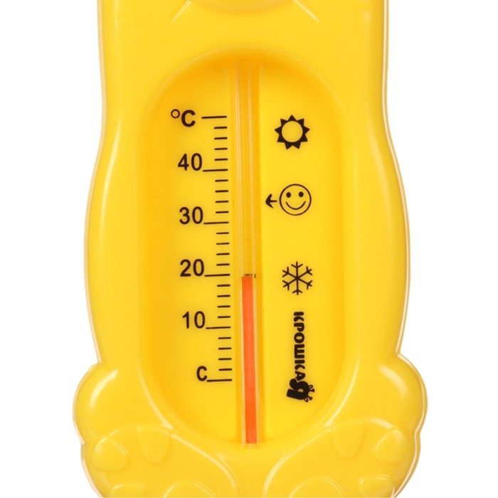Термометр для ванной «Обезьянка», цвет МИКС желтый/зеленый Термометр для ванной «Обезьянка», цвет МИКС желтый/зеленый