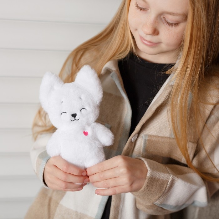 Мягкая игрушка «Песец Дин», 19 см