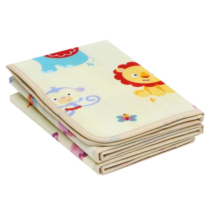 Игровой коврик для детей складной «Мои друзья», двусторонний, размер 180х100 см, Крошка Я Игровой коврик для детей складной «Мои друзья», двусторонний, размер 180х100 см, Крошка Я