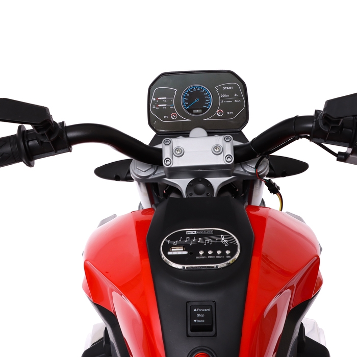 Мотоцикл «Эндуро», 2 мотора, цвет красный Мотоцикл «Эндуро», 2 мотора, цвет красный