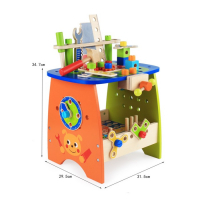 Игровой набор «Столярная мастерская», 89 деталей, 34,7 × 29,5 × 31 см