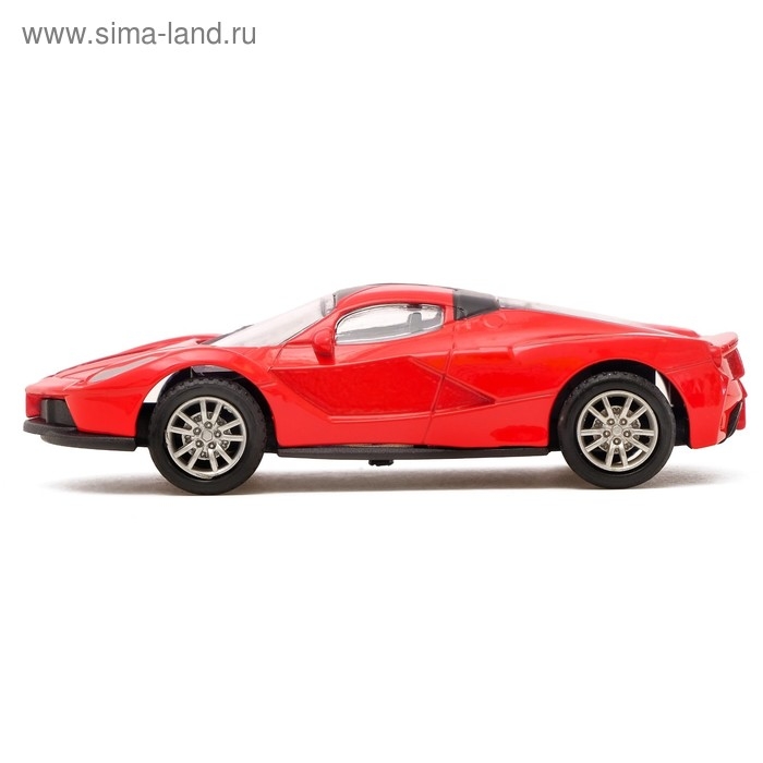 Машина металлическая «Спорт», инерционная, масштаб 1:43, цвет красный Машина металлическая «Спорт», инерционная, масштаб 1:43, цвет красный