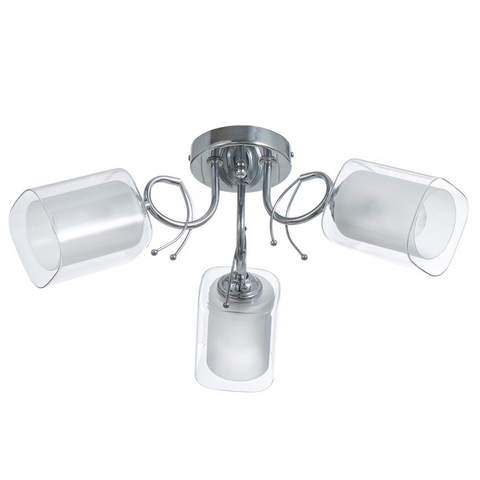 Люстра Люстра "Рамона" 3хЕ27 40т хром 50х50х25 см BayerLux