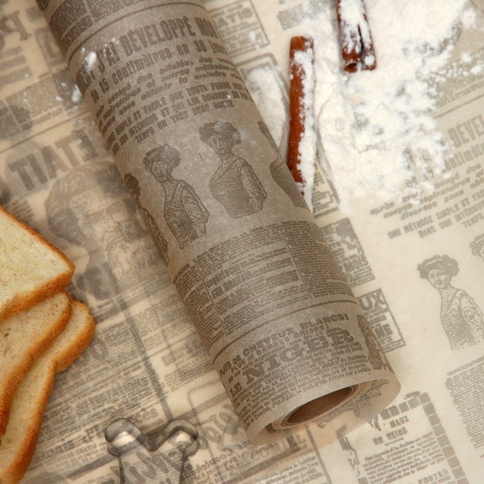 Подпергамент  Подпергамент "Французская газета" 0,38 х 5 м