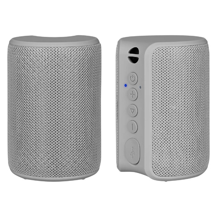 Портативная колонка TFN Play, 5 Вт, microUSB, IPX7, 1800 мАч, серая Портативная колонка TFN Play, 5 Вт, microUSB, IPX7, 1800 мАч, серая