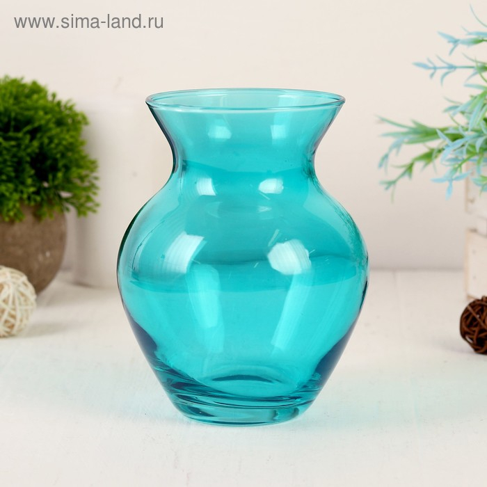 Ваза Ваза "Бирюза" d-8.5см, 11х14,5см