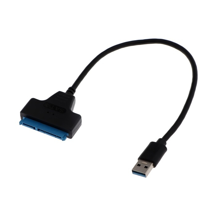 Переходник для SATA, подключение жестких дисков к USB 3.0, черный Переходник для SATA, подключение жестких дисков к USB 3.0, черный