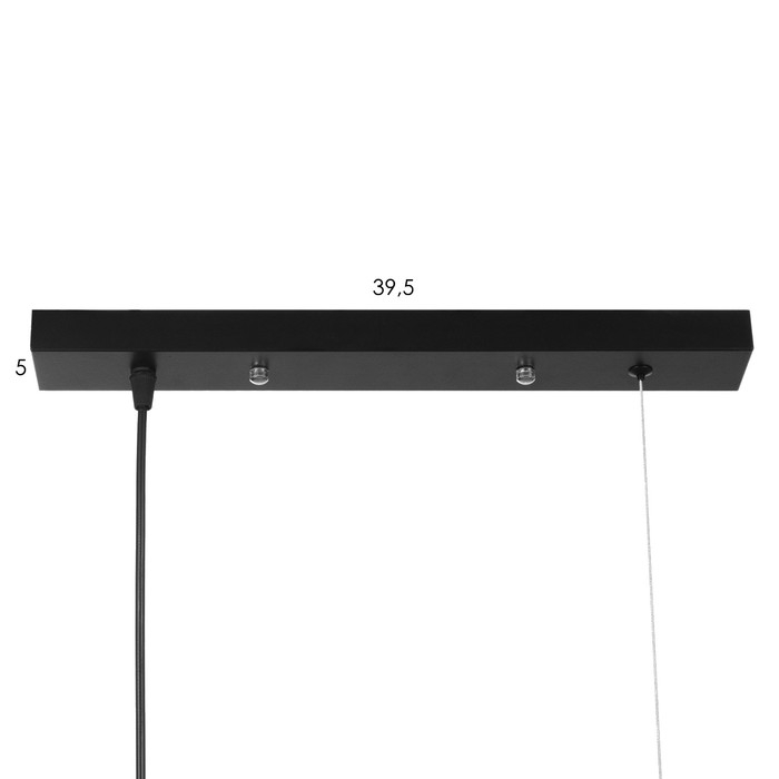 Светильник Светильник "Генри" 4хЕ27 40Вт черный 78х14,5х23-123 см