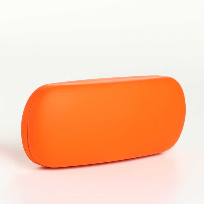 Футляр для очков на хлопушке, длина 16 см, цвет оранжевый Футляр для очков на хлопушке, длина 16 см, цвет оранжевый