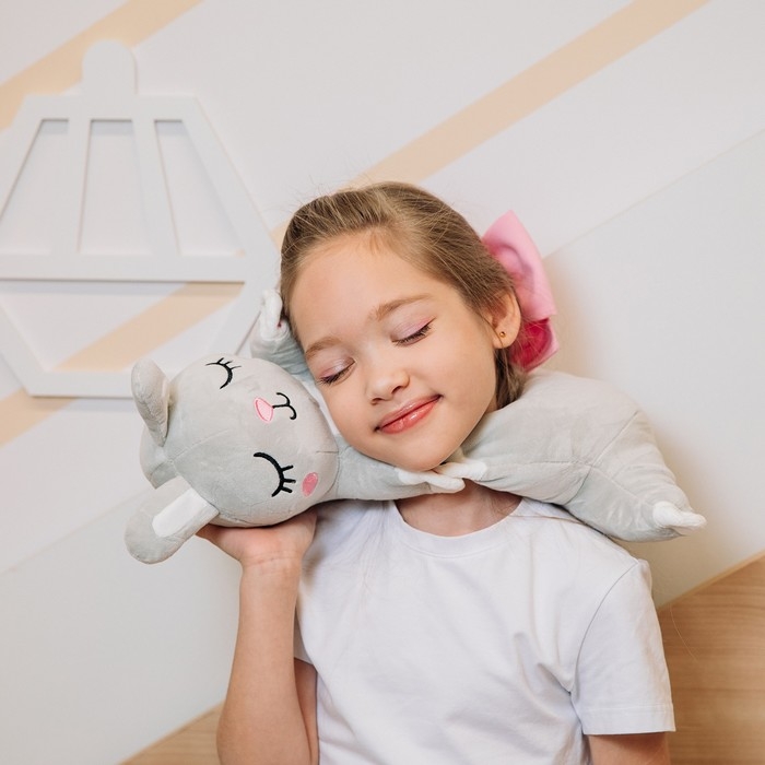 Подушка для путешествий мягкая игрушка «Зайка», 70 см Подушка для путешествий мягкая игрушка «Зайка», 70 см