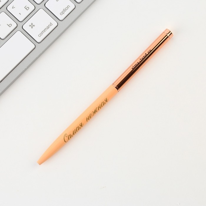 Ручка металл шариковая «С 8 марта», синяя паста, 1.0 мм