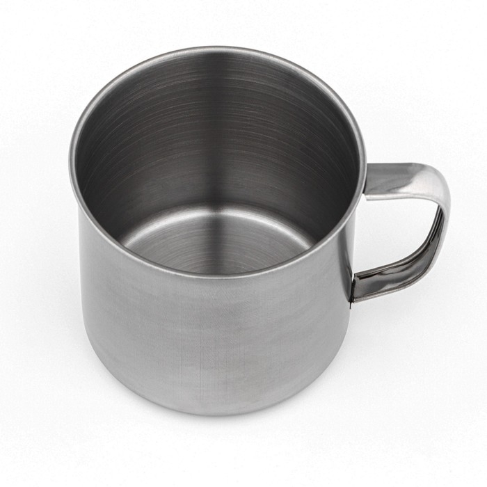 Кружка из нержавеющей стали «Мэйли», 650 мл, d=9 см, цвет хромированный Кружка из нержавеющей стали «Мэйли», 650 мл, d=9 см, цвет хромированный