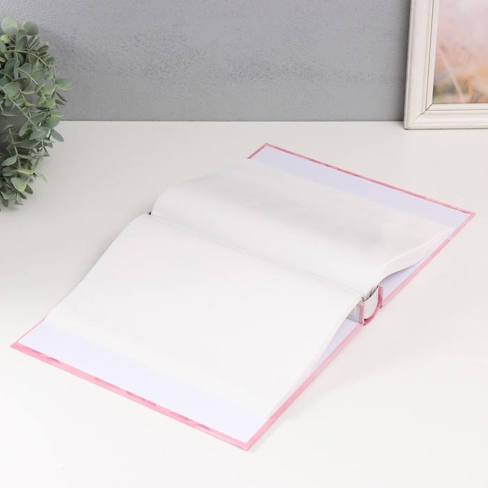 Фотоальбом на 200 фото 13х18 см Фотоальбом на 200 фото 13х18 см "Пёрышки в дымке" в коробке МИКС 5,5х23х29,5 см