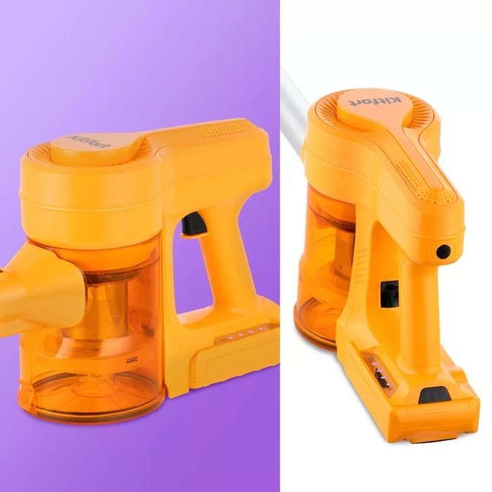 Пылесос Kitfort КТ-5251, вертикальный, 120 Вт, 0.8 л, оранжевый