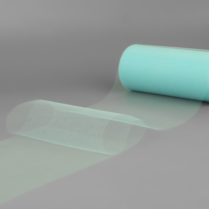 Фатин, 15 см, 11 ± 1 г/кв.м, 23 ± 1 м, цвет голубой №32 Фатин, 15 см, 11 ± 1 г/кв.м, 23 ± 1 м, цвет голубой №32