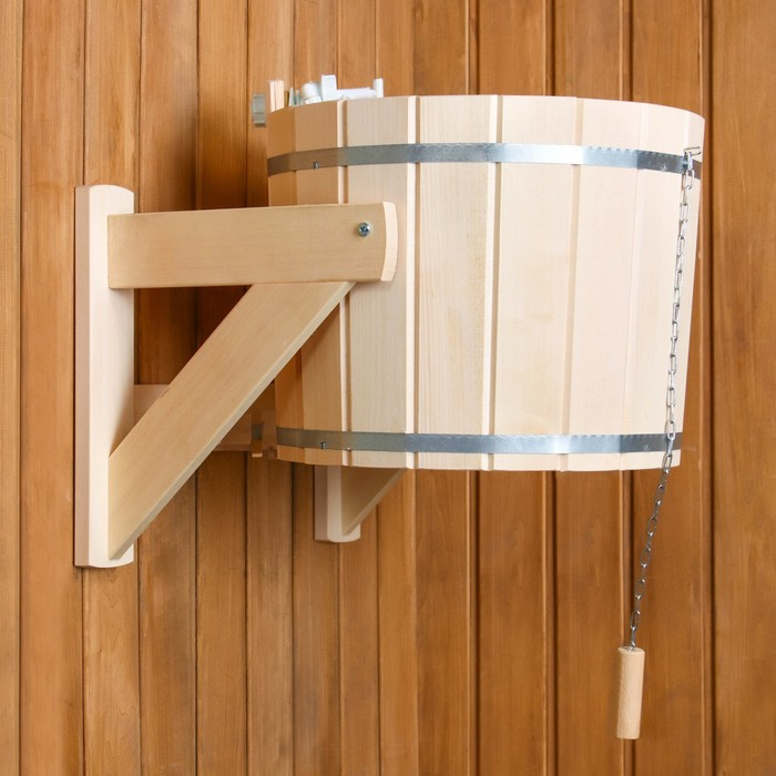 Обливное устройство из липы Обливное устройство из липы "Русская забава", 20л, пластиковая вставка