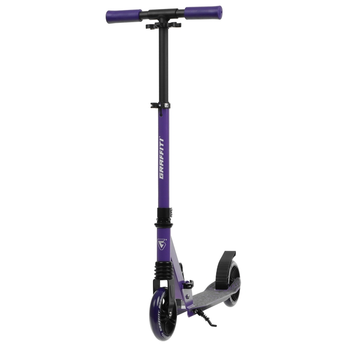 Самокат городской GRAFFITI Comfort Lux 145, колёса PU 145 мм, с передним амортизатором, ABEC 9 Carbon Самокат городской GRAFFITI Comfort Lux 145, колёса PU 145 мм, с передним амортизатором, ABEC 9 Carbon
