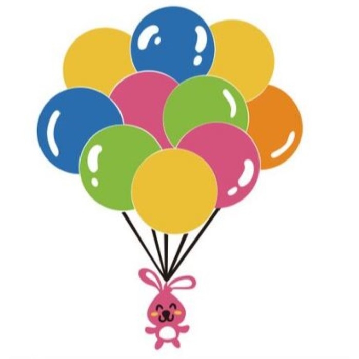 Наклейки интерьерные Наклейки интерьерные "Зайчик", детские, декор на стену, панно 61 х 80 см