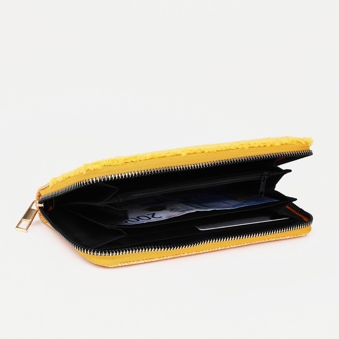 Кошелёк на молнии, цвет жёлтый Кошелёк на молнии, цвет жёлтый