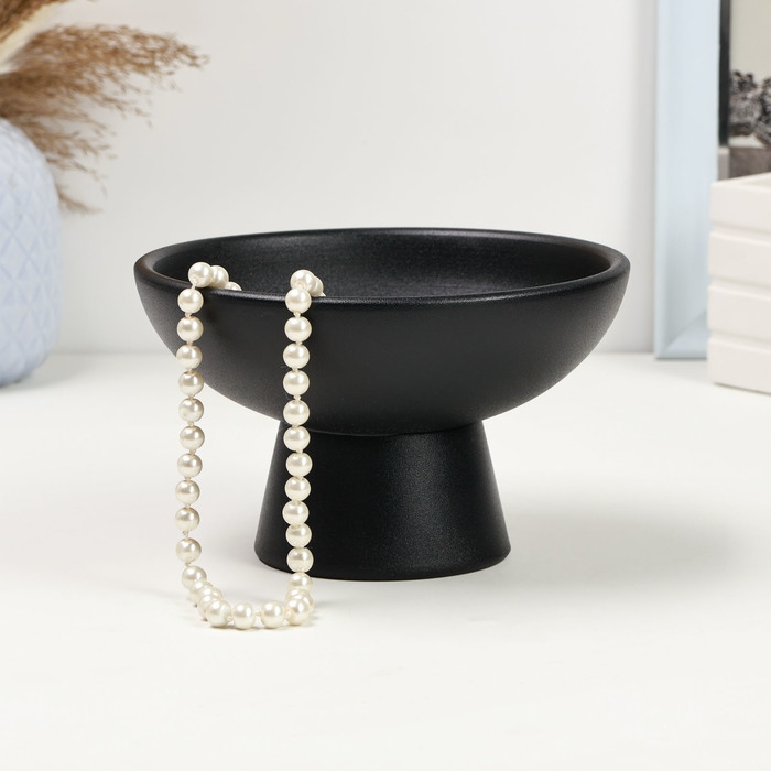 Кашпо - подставка  Кашпо - подставка "Кристофер", 16х16х10см, черное