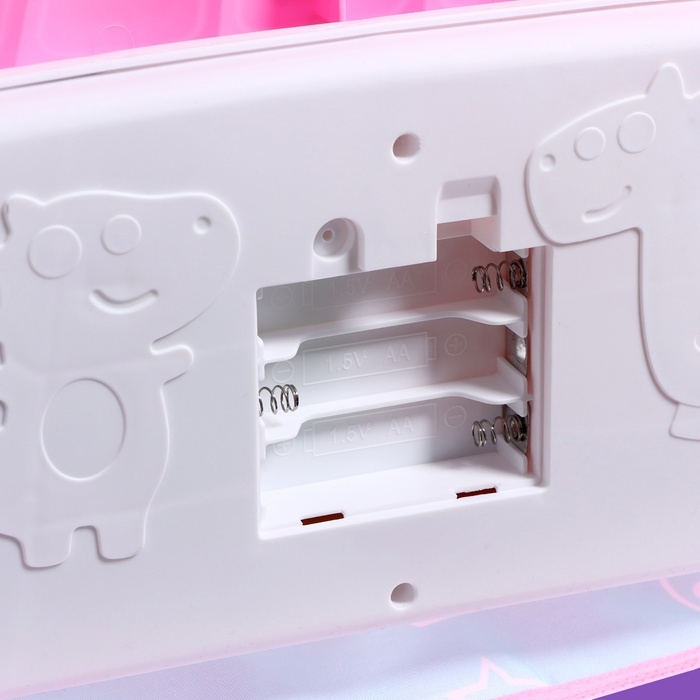 Музыкальный развивающий коврик «Весёлые зверята», цвет розовый Музыкальный развивающий коврик «Весёлые зверята», цвет розовый