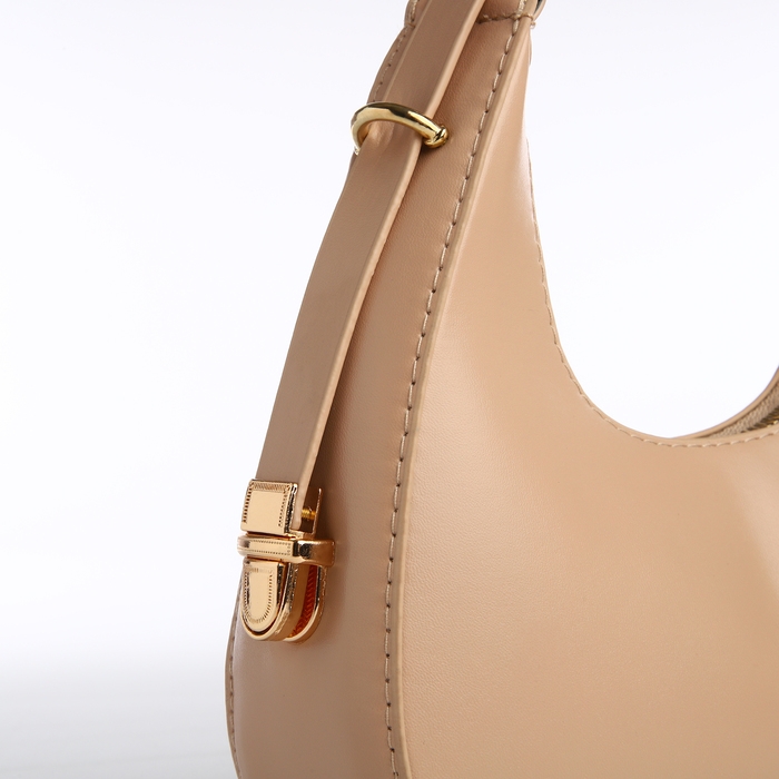 Сумка женская багет на молнии, цвет бежевый Сумка женская багет на молнии, цвет бежевый