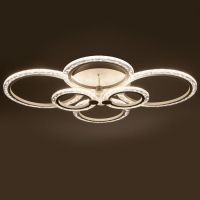 Люстра с ПДУ 71179/6 LED 144Вт диммер 3000-6000К белый 78,5х78,5х13,5 см BayerLux