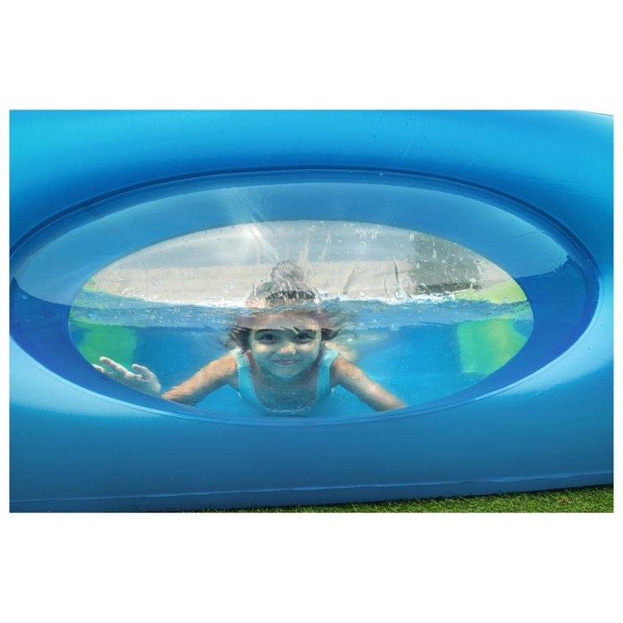 Бассейн надувной, 168 х 168 х 56 см, с окошками, от 6 лет, 51132 Bestway