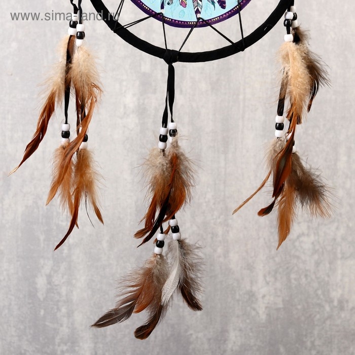 Ловец снов Ловец снов "Разноцветные перья" d=20 см