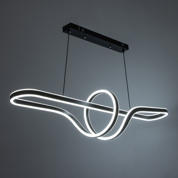 Светильник с ПДУ Светильник с ПДУ "Кендо" LED 160Вт 3000-6000К черный 100х24х25-125 см