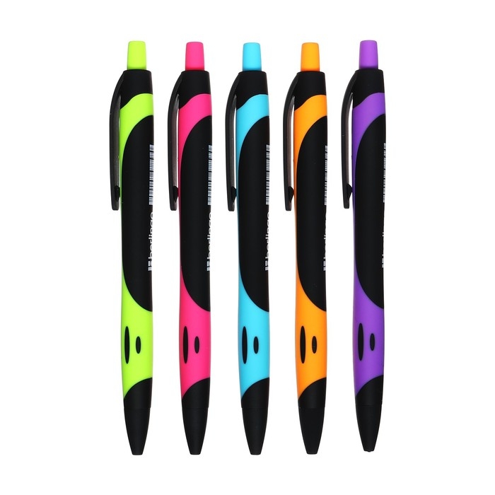 Ручка шариковая автоматическая ColorZone, узел 0.7 мм, чернила синие, микс Ручка шариковая автоматическая ColorZone, узел 0.7 мм, чернила синие, микс