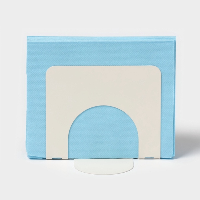 Салфетница Доляна «Трансформер», 10×12 см, белая Салфетница Доляна «Трансформер», 10×12 см, белая