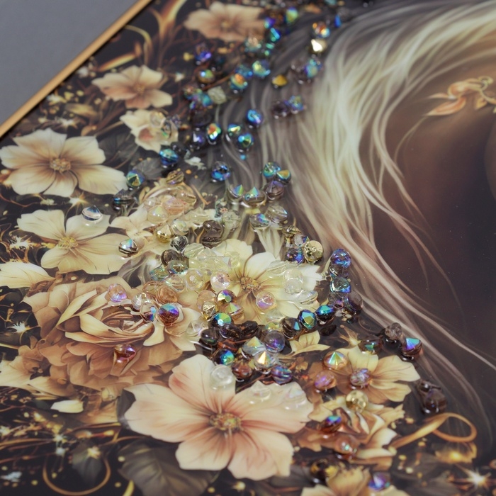 Картина акрил настольная  Картина акрил настольная "Царский конь" 25х20 см