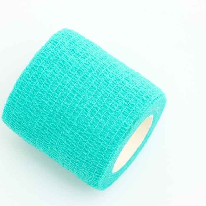 Бинт самофиксирующийся, 5 см, макс. растяжимость 4,5 м, зелёный Бинт самофиксирующийся, 5 см, макс. растяжимость 4,5 м, зелёный