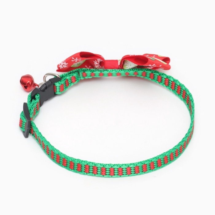 Ошейник Ошейник "Подарки", 30 х 1 см, капрон, красный