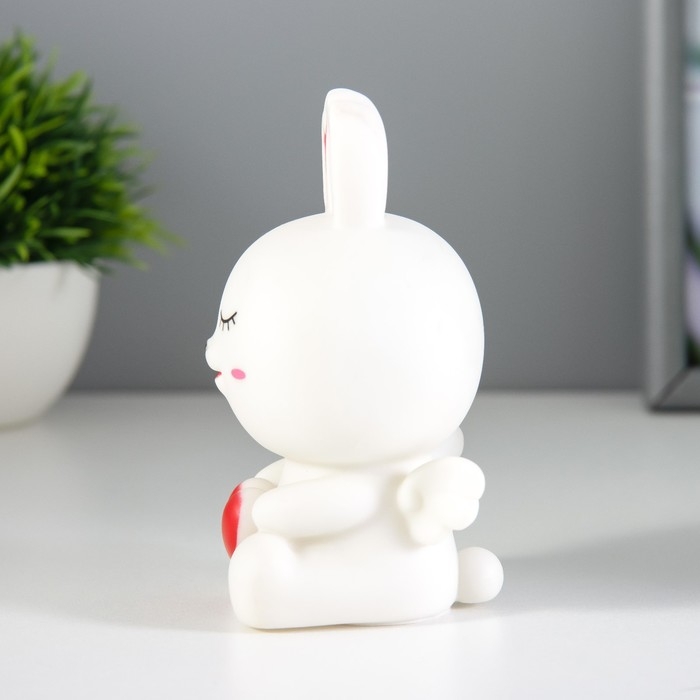 Ночник Ночник "Ангел зайка" LED 1Вт 3х LR44 белый 6х6,5х12см RISALUX