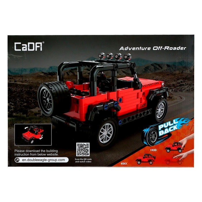 Конструктор инерционный «Внедорожник», 317 деталей Конструктор инерционный «Внедорожник», 317 деталей