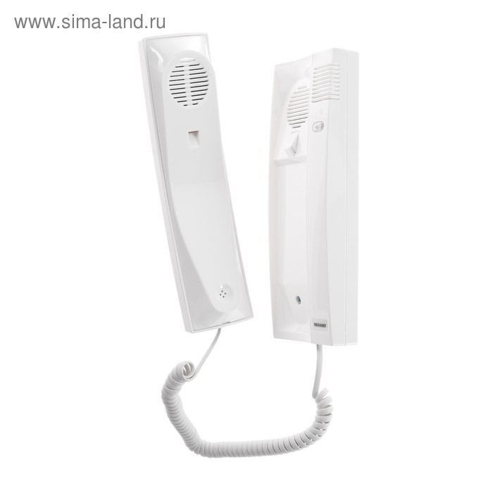 Аудиотрубка для домофона Rexant 45-0348, индикатор, регулировка громкости, белая Аудиотрубка для домофона Rexant 45-0348, индикатор, регулировка громкости, белая