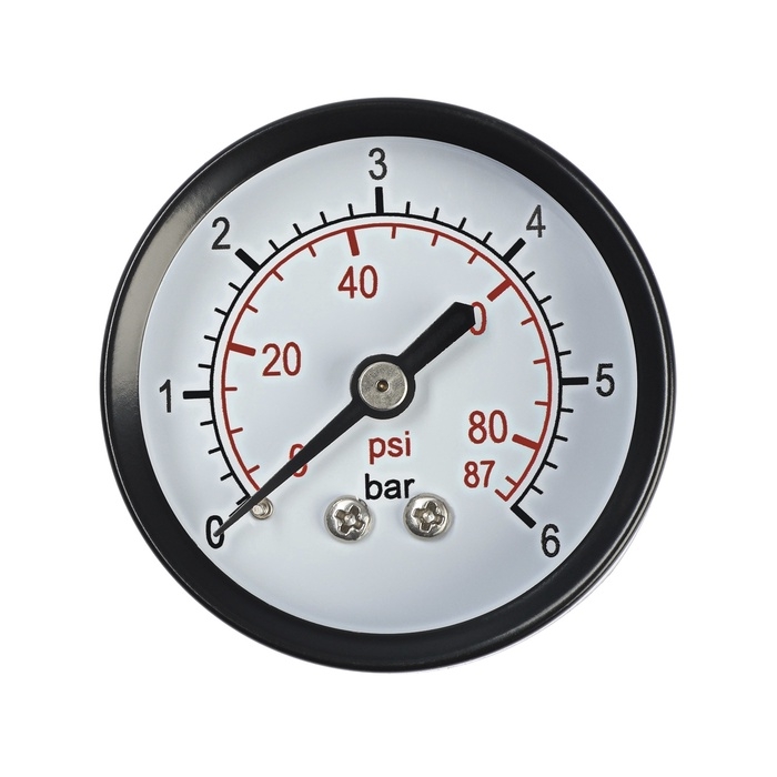 Манометр ZEIN, аксиальный, диаметр корпуса 50 мм, 6 бар, 1/4 Манометр ZEIN, аксиальный, диаметр корпуса 50 мм, 6 бар, 1/4"