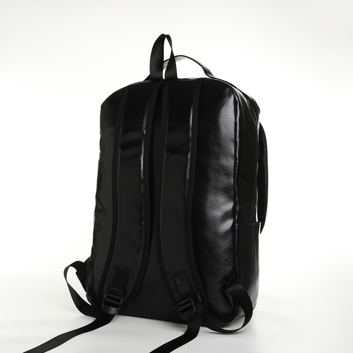 Рюкзак школьный на молнии, цвет чёрный Рюкзак школьный на молнии, цвет чёрный