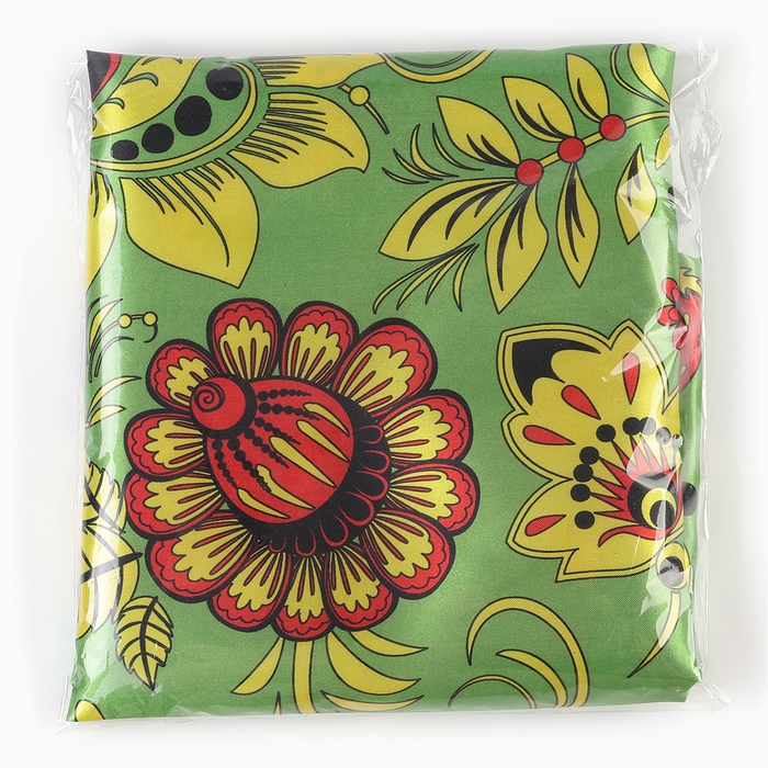 Лоскут для рукоделия, атлас, хохлома, 100 × 150 см