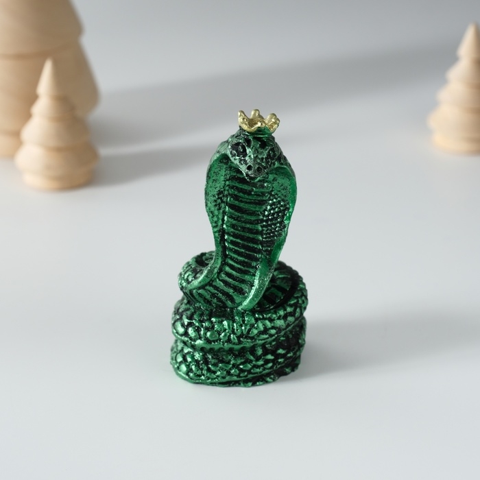 Сувенир полистоун Сувенир полистоун "Королевская кобра" МИКС 4х3,5х7,5 см