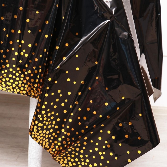 Скатерть «Конфетти» 137 × 183 см, цвет чёрный Скатерть «Конфетти» 137 × 183 см, цвет чёрный