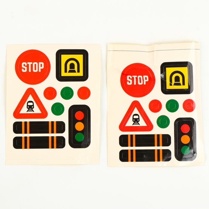 Детская остановка, со знаками дорожного движения для железной дороги, 15 × 12,5 × 11 см Детская остановка, со знаками дорожного движения для железной дороги, 15 × 12,5 × 11 см