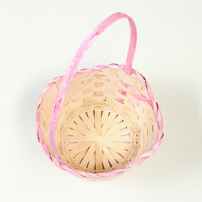 Набор корзин плетеных (бамбук),19xH7,5X9,5x31см,22x9x11x34,24x9x11см,5x35см, 3 шт, розовая Набор корзин плетеных (бамбук),19xH7,5X9,5x31см,22x9x11x34,24x9x11см,5x35см, 3 шт, розовая
