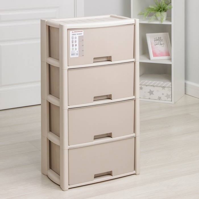 Комод 4-х секционный «Колорит», цвет микс Комод 4-х секционный «Колорит», цвет микс