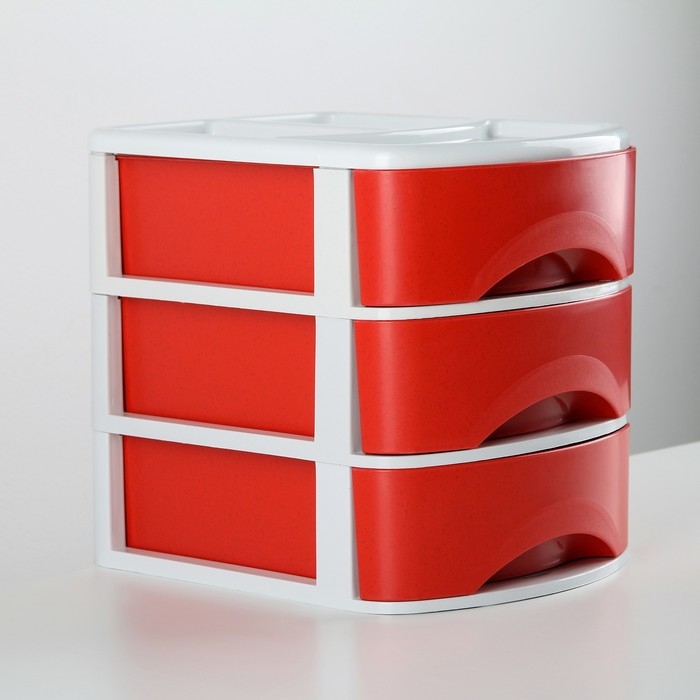 Мини-комод 3-х секционный «Минибокс-3», цвет МИКС Мини-комод 3-х секционный «Минибокс-3», цвет МИКС