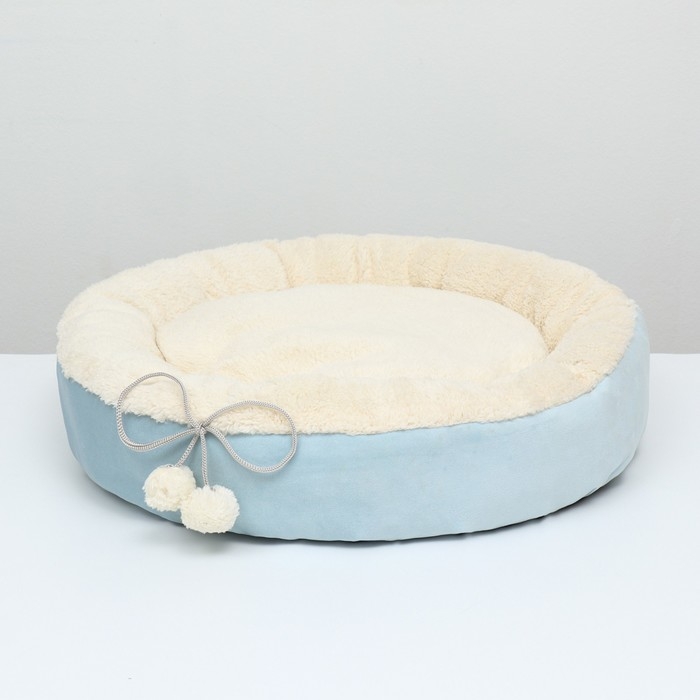 Лежанка  Лежанка "Снежок", 56 х 46 х 13 см, синий